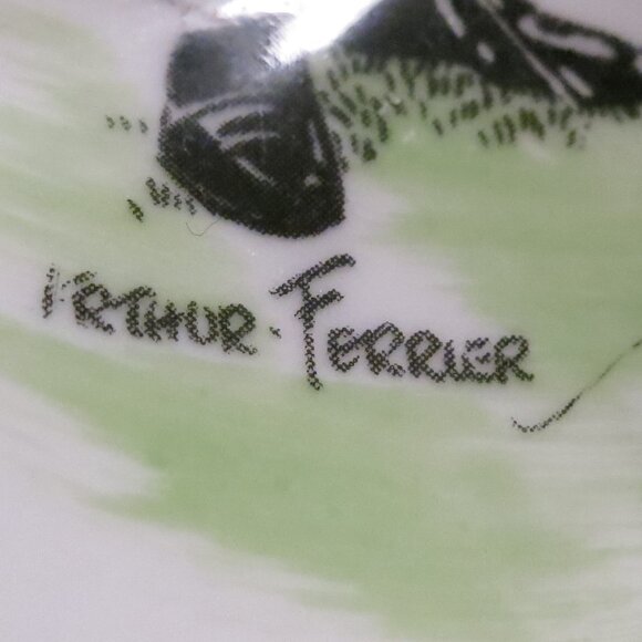 Royal Albert "Bowls" Saucer(Only) Signed by Arthur Ferrier Bone China no teacup - Picture 3 of 4